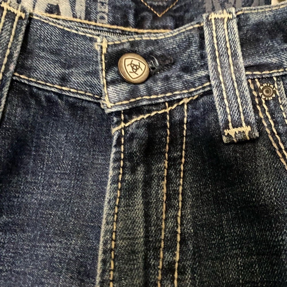 Ariat Men's Blue Bootcut Jeans - Picture 2 of 9